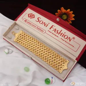 1 Gram Gold Plated Lovely Design High-quality Pokal Bracelet For Men - Style C761