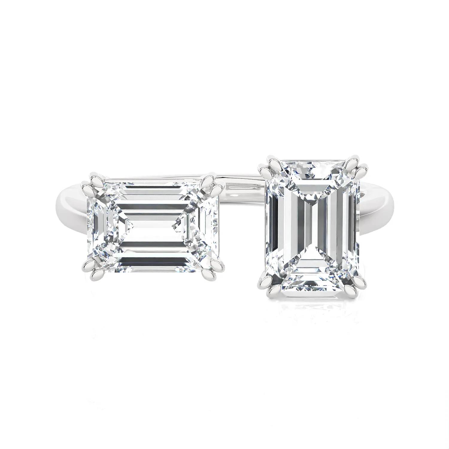 3 ctw Emerald-Cut Lab Grown Diamond Ring
