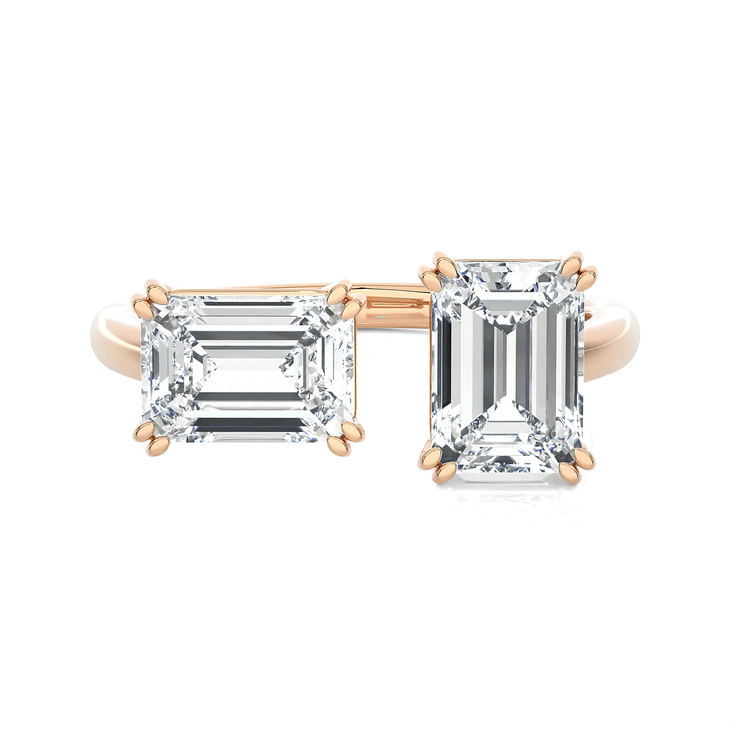 3 ctw Emerald-Cut Lab Grown Diamond Ring