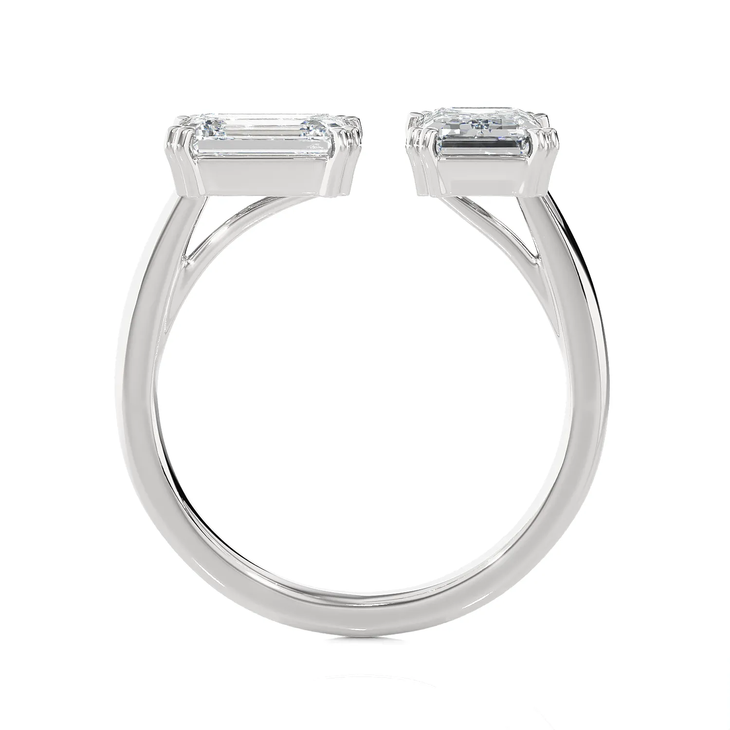 3 ctw Emerald-Cut Lab Grown Diamond Ring