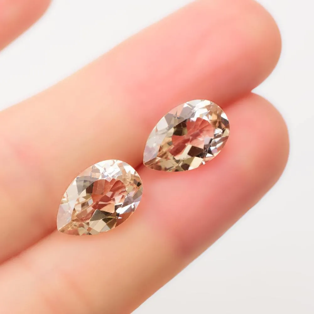 7.2 carats Imperial Topaz Matched Gemstones