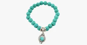 Ancient Circle Ring Turquoise Bracelet
