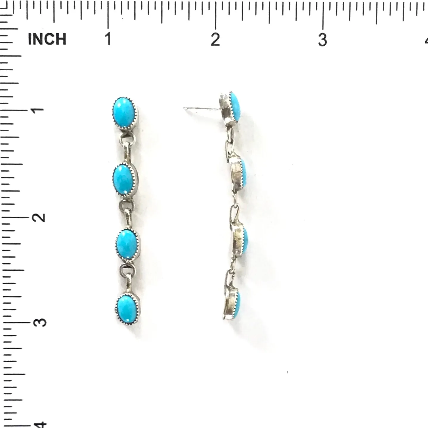 Anthony Skeet Turquoise Drop Dangle Earring