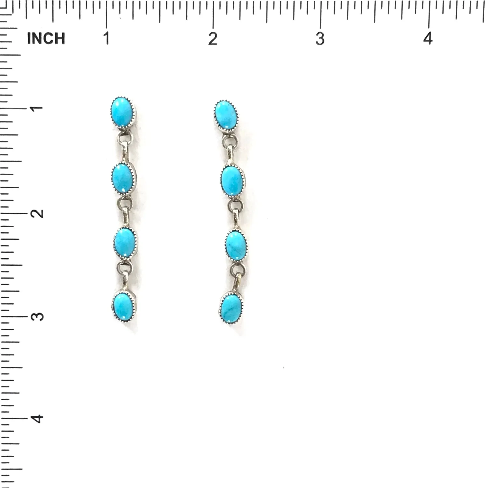 Anthony Skeet Turquoise Drop Dangle Earring