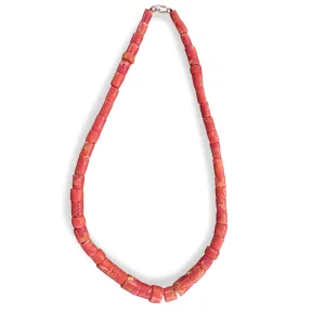 Antique Tibetan Coral Bead Necklace