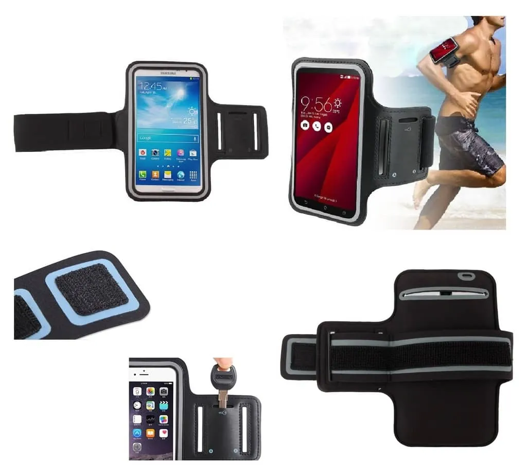 Armband Professional Cover Neoprene Waterproof Wraparound Sport with Buckle for Archos 35b Titanium