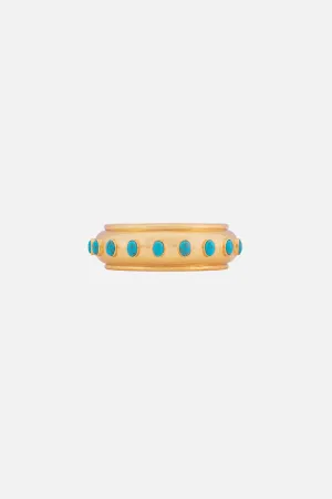 AVA GOLDEN TURQUOISE BANGLE MULTI