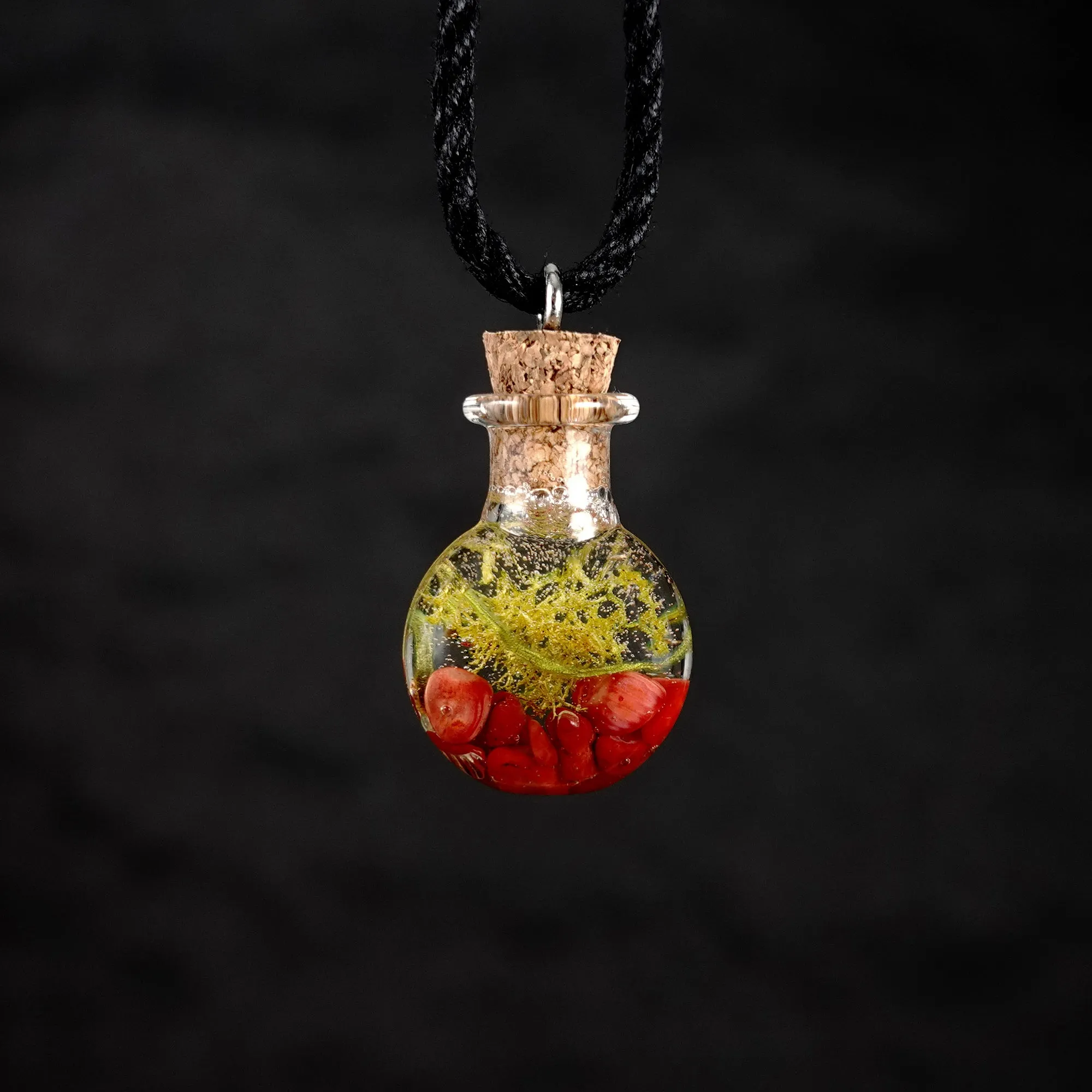Bamboo Coral Peace Necklace