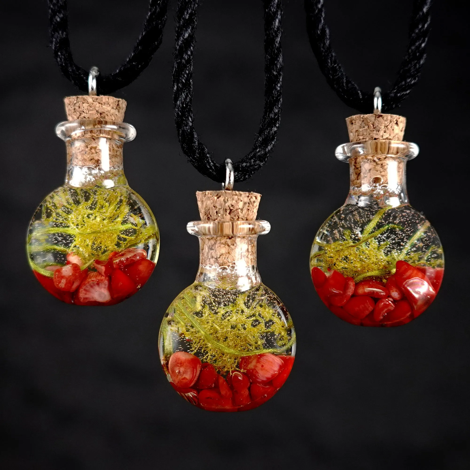 Bamboo Coral Peace Necklace