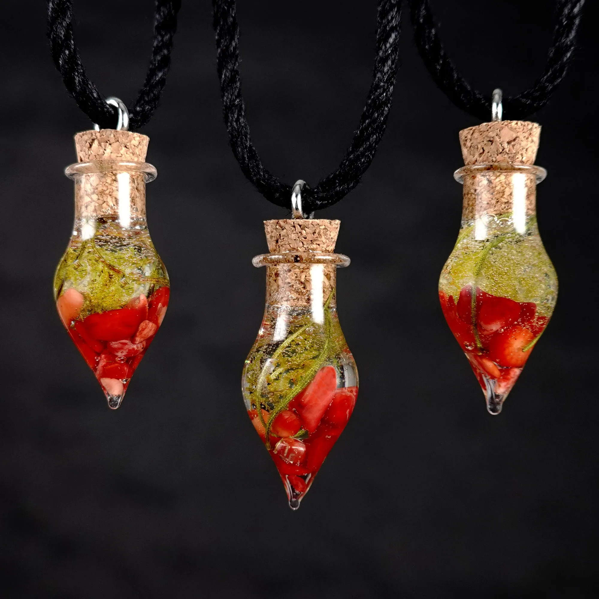 Bamboo Coral Peace Necklace