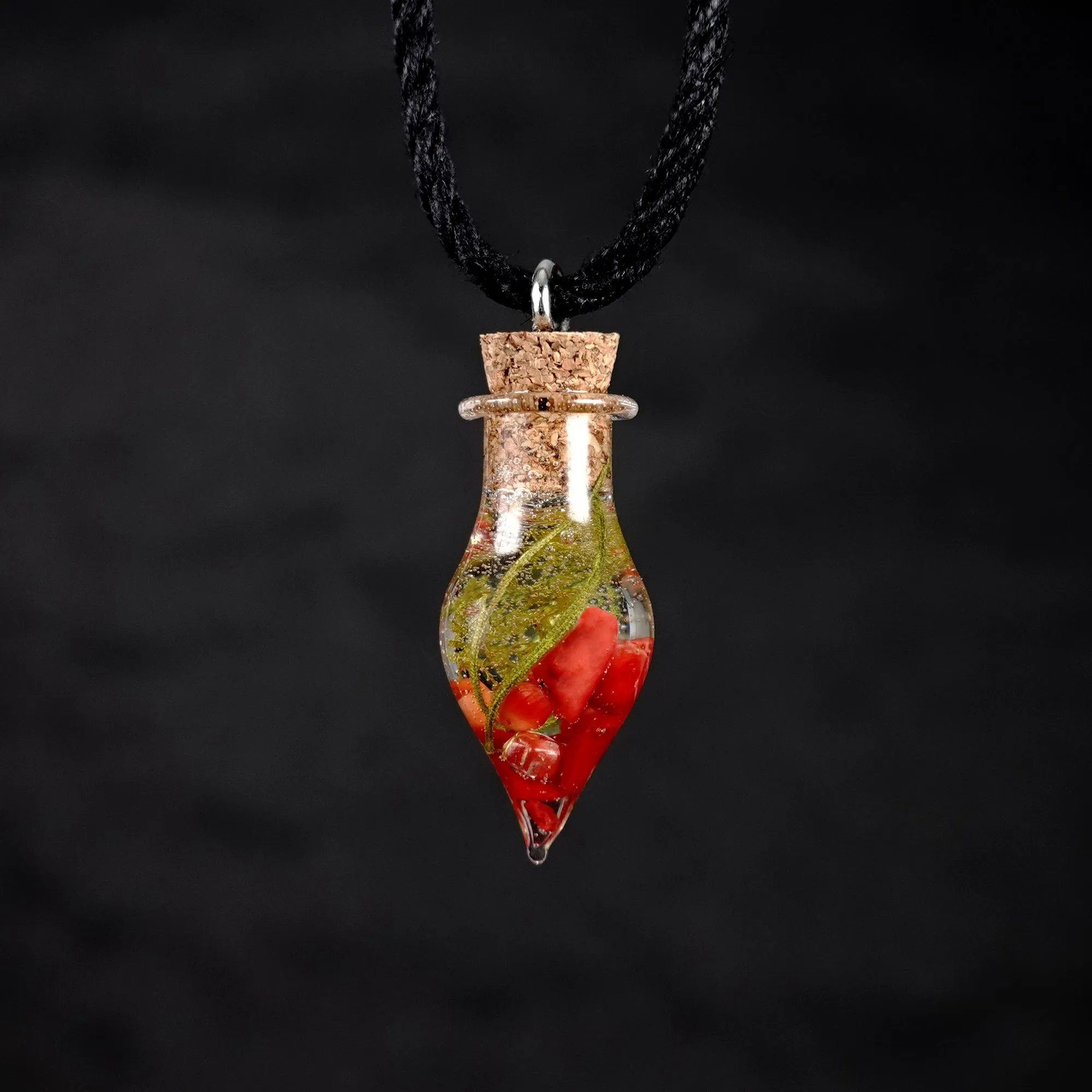 Bamboo Coral Peace Necklace