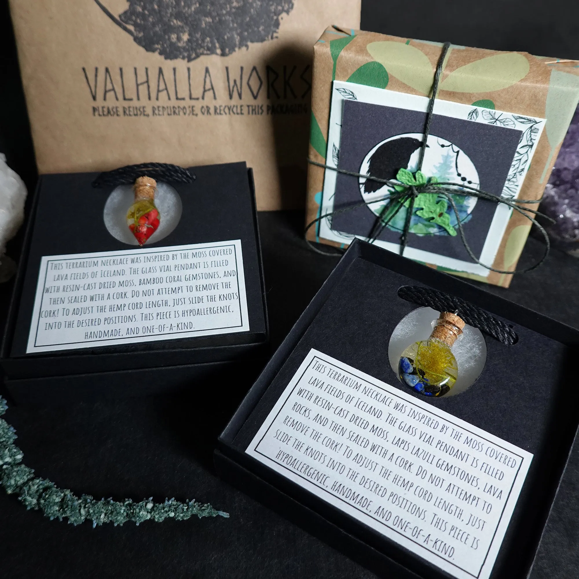 Bamboo Coral Peace Necklace
