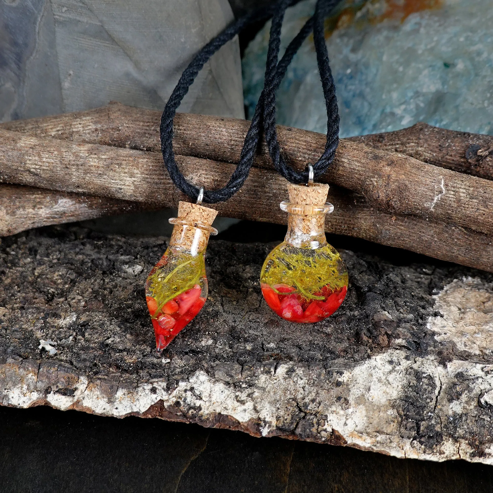 Bamboo Coral Peace Necklace