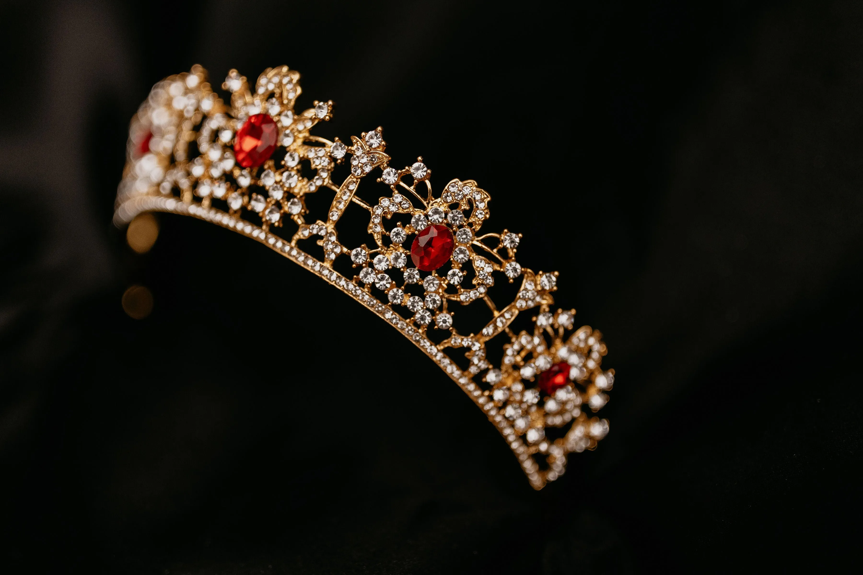 Benjamina's Tiara in Red