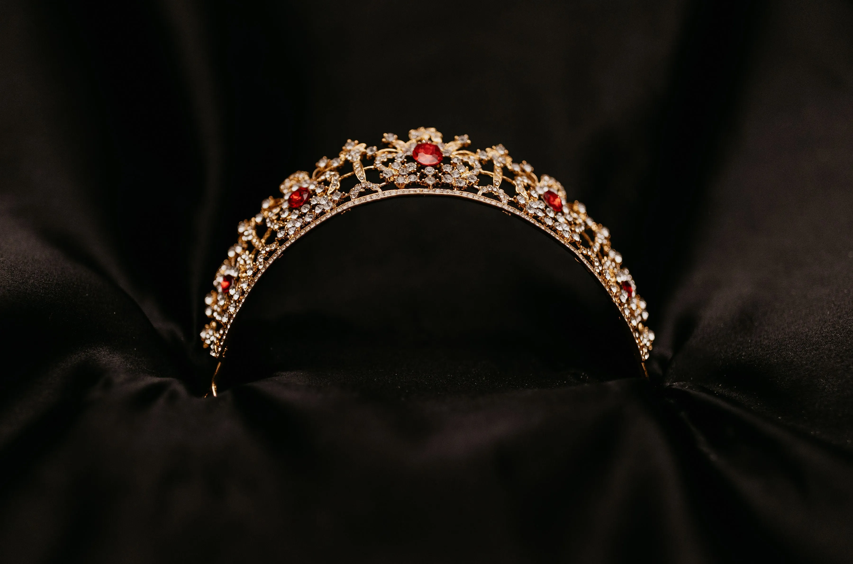 Benjamina's Tiara in Red