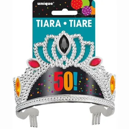 Birthday Cheer - 50th Birthday Tiara