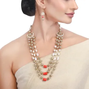 Chamak JIVIKA KUNDAN NECKLACE SET