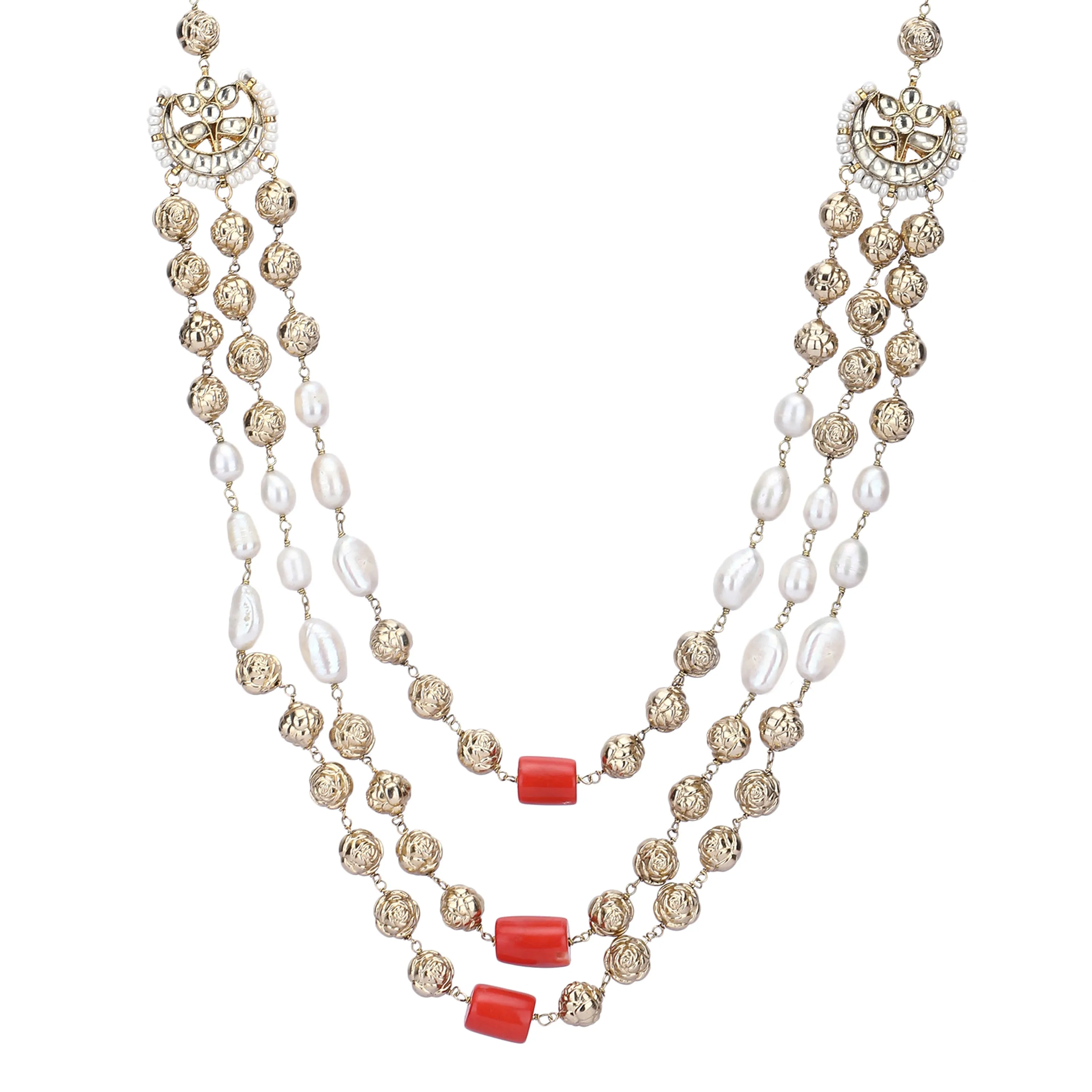 Chamak JIVIKA KUNDAN NECKLACE SET