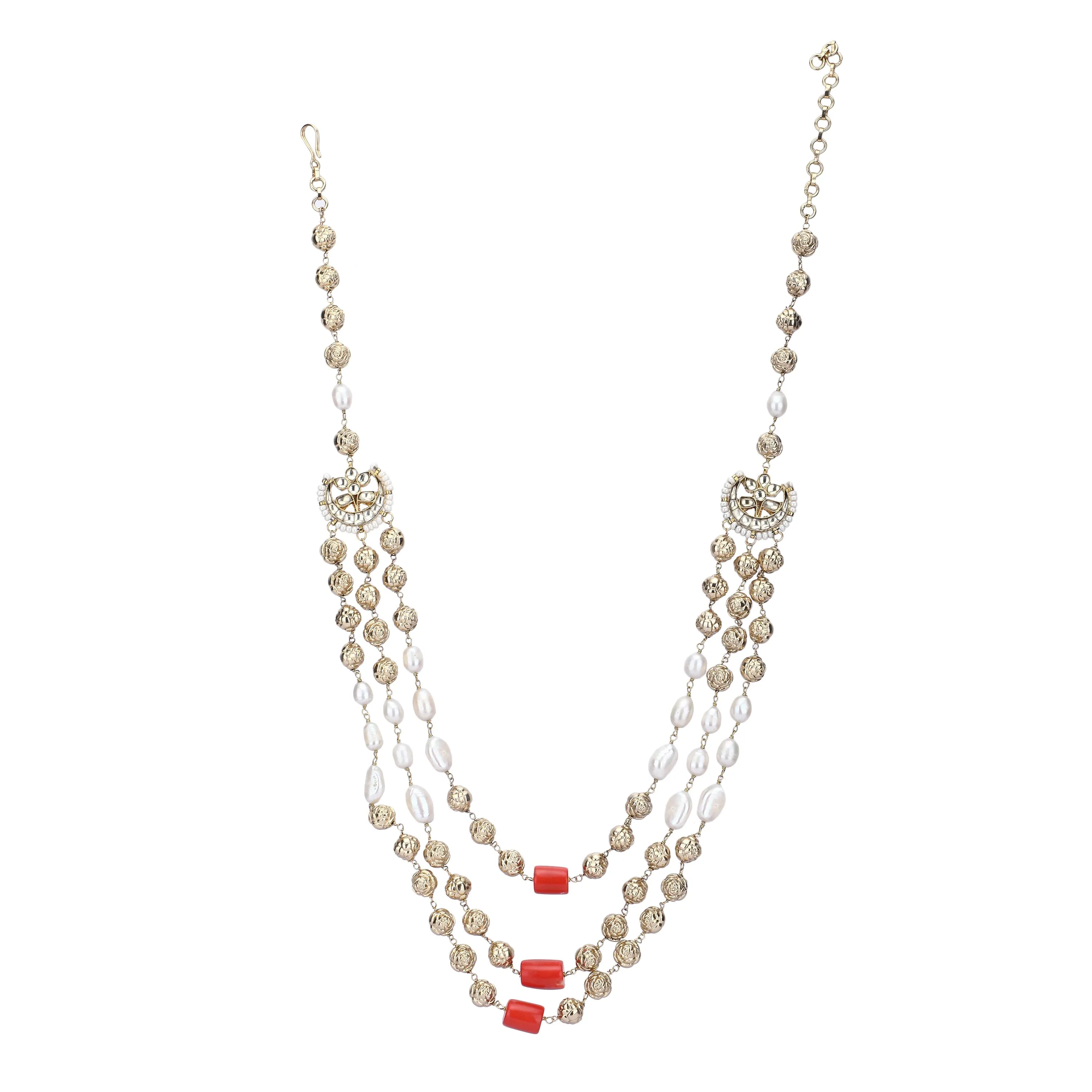 Chamak JIVIKA KUNDAN NECKLACE SET
