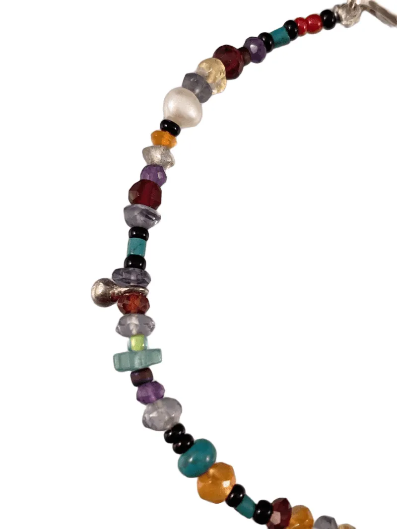 Chrome Diopside Beaded Gemstone Bracelet #10