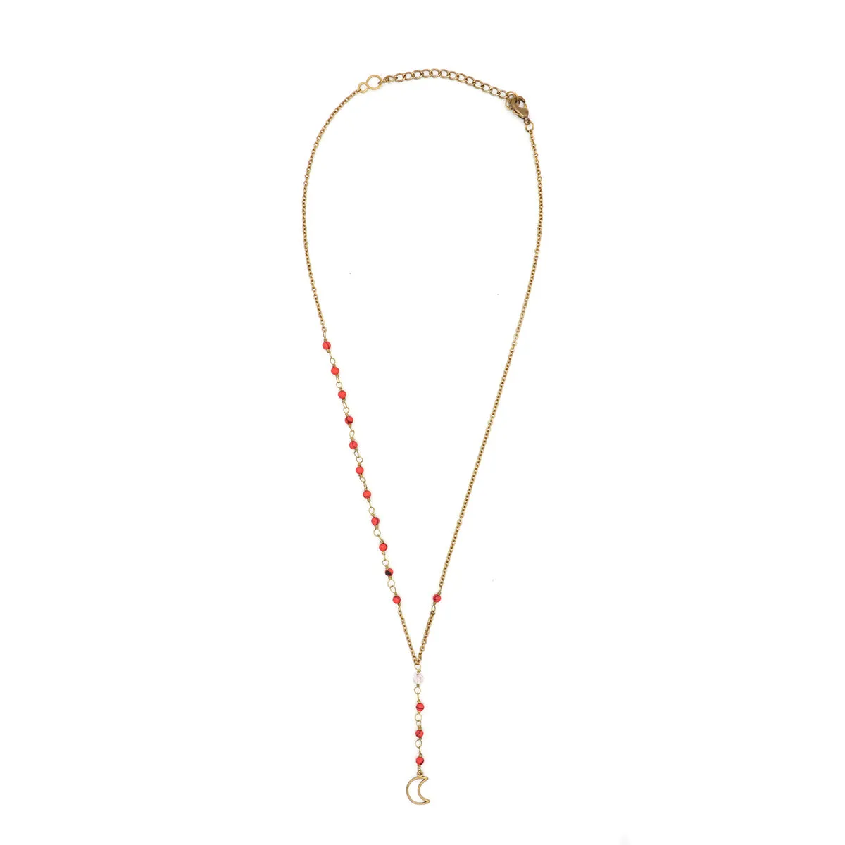 Coastal Moon Drop Necklace