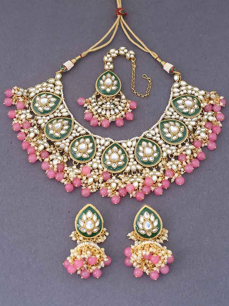Coral Aalaya Jewellery Set