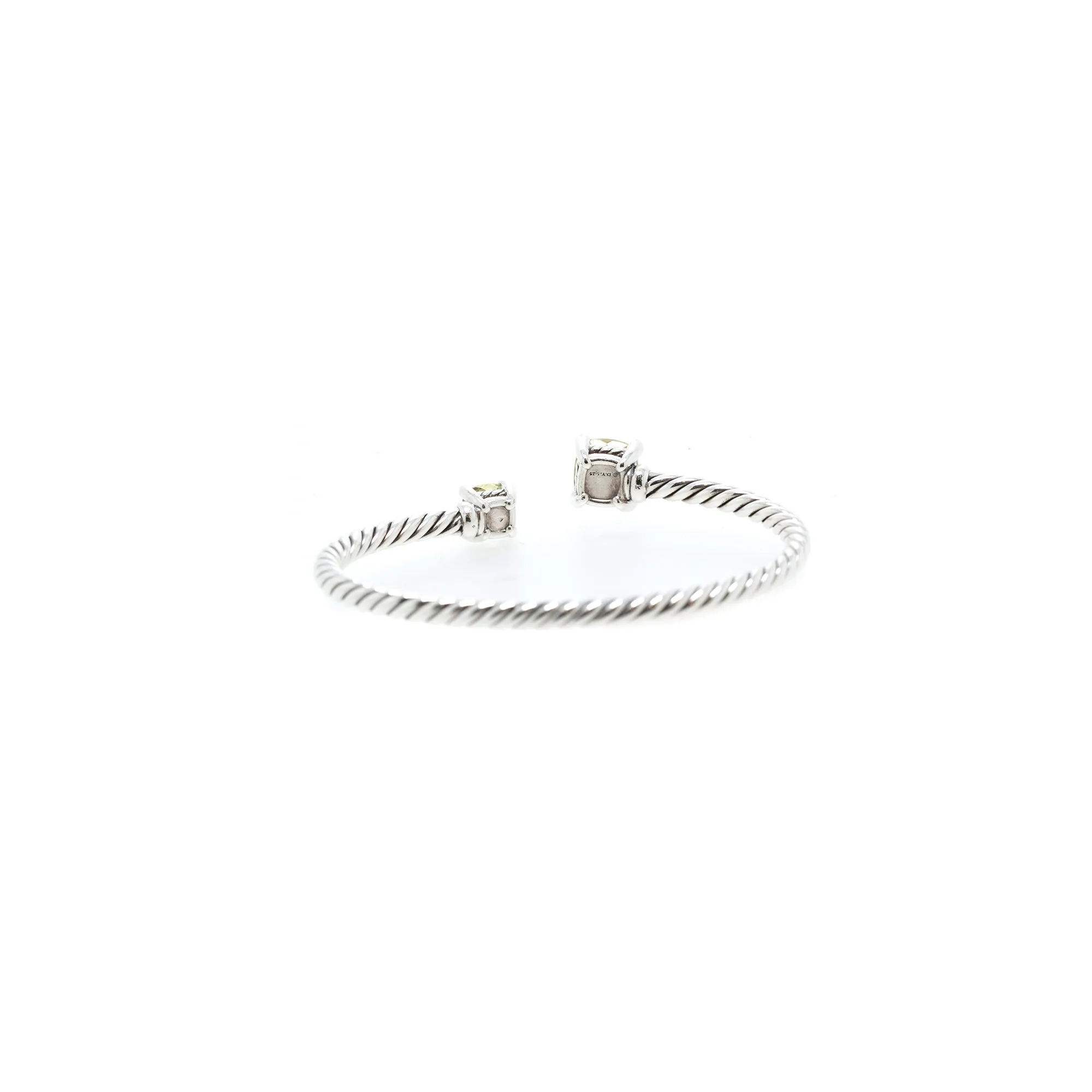 David Yurman Chatelaine Bypass Bracelet with Citrine & Diamonds
