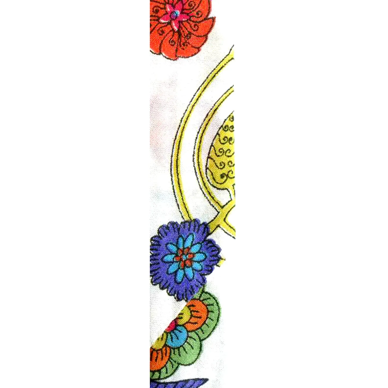 Diamante Horseshoe Lucky Charm Liberty Print Braid Bracelet