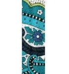 Diamante Horseshoe Lucky Charm Liberty Print Braid Bracelet