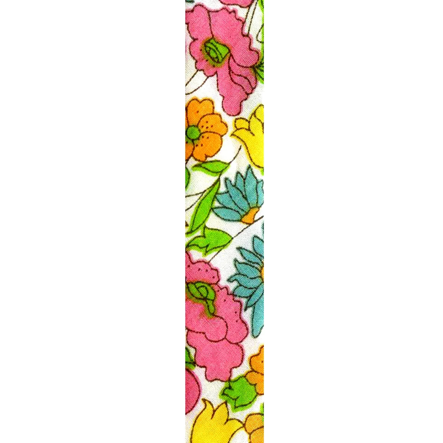 Diamante Horseshoe Lucky Charm Liberty Print Braid Bracelet