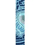 Diamante Horseshoe Lucky Charm Liberty Print Braid Bracelet