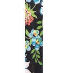Diamante Horseshoe Lucky Charm Liberty Print Braid Bracelet