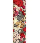 Diamante Horseshoe Lucky Charm Liberty Print Braid Bracelet