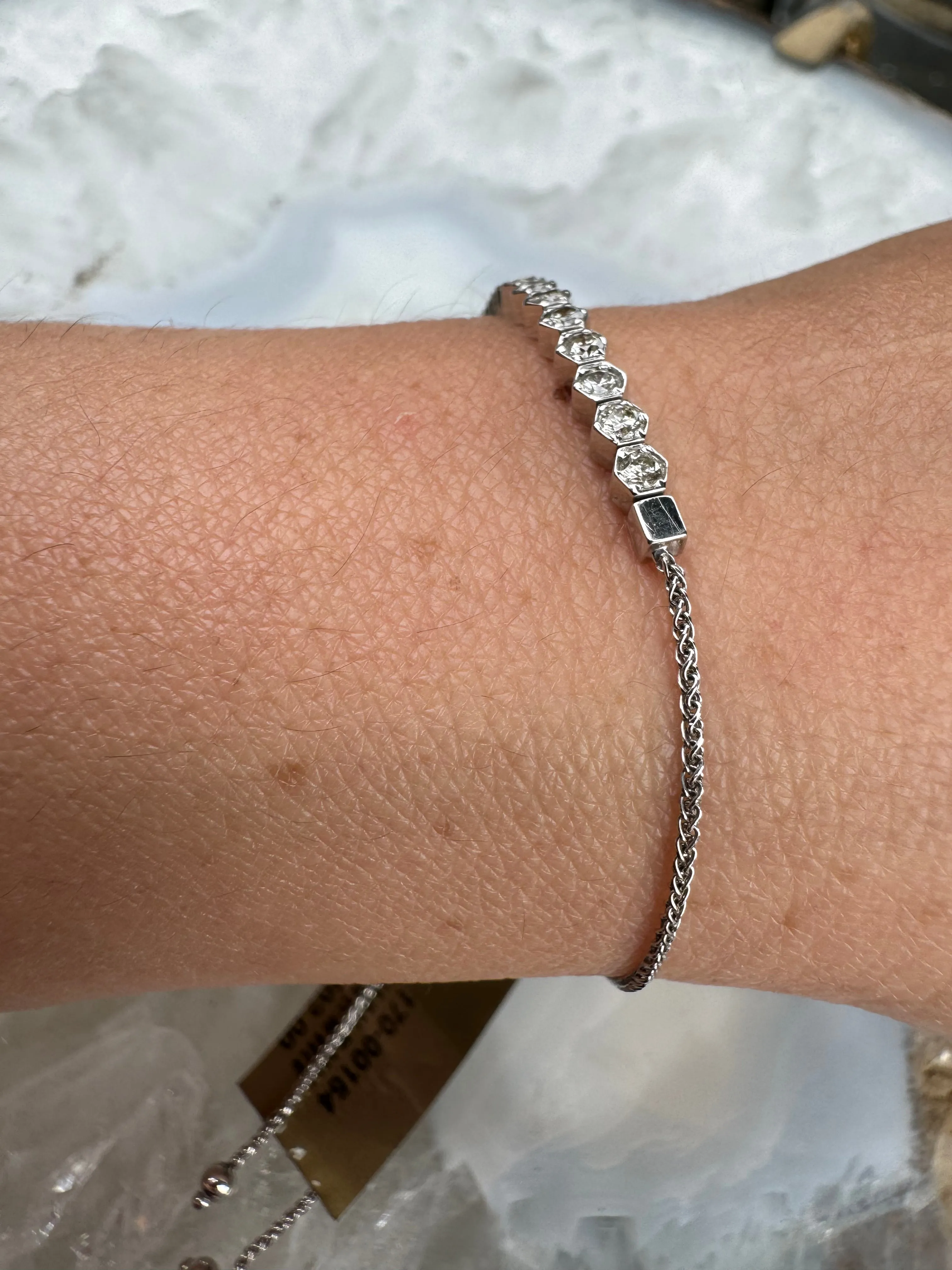 Diamond Slider Tennis Bracelet