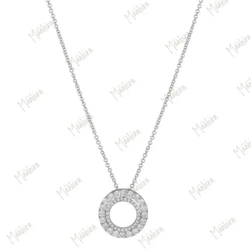 Diamond White Gold Necklace