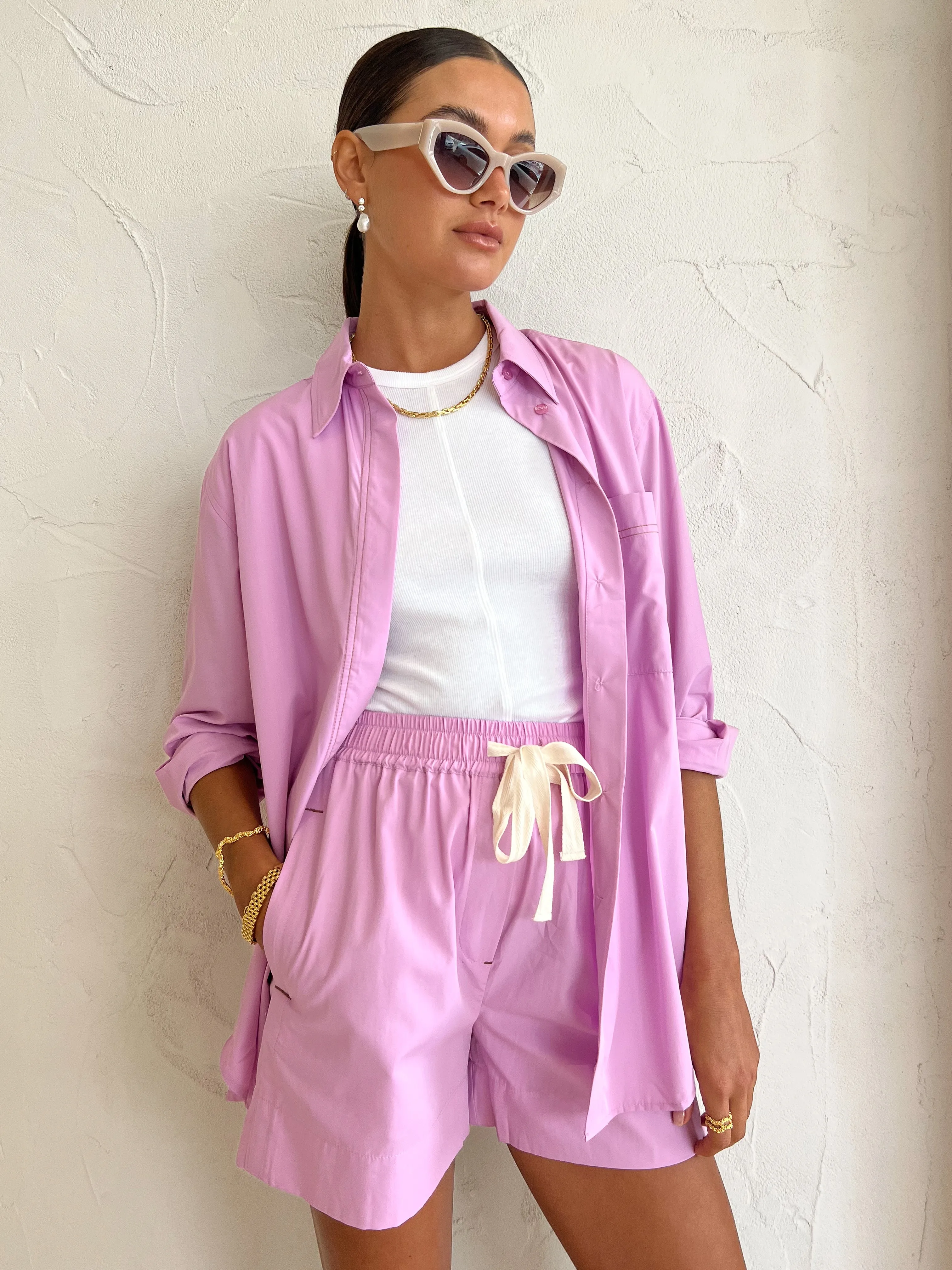 Elka Collective Lindsey Short in Fuschia