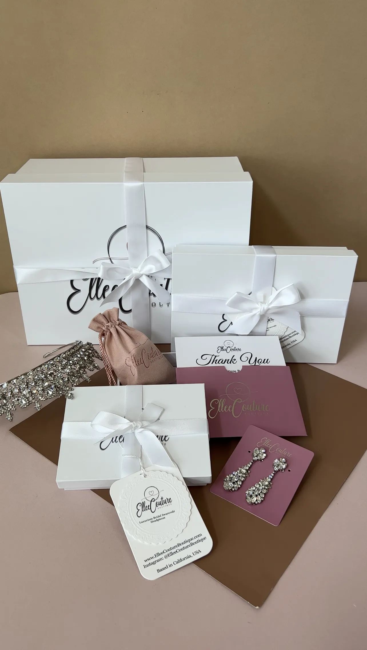 Ellee Real Quinceanera Adorned with DIANA Bridal Crown, Swarovski Bridal Tiara