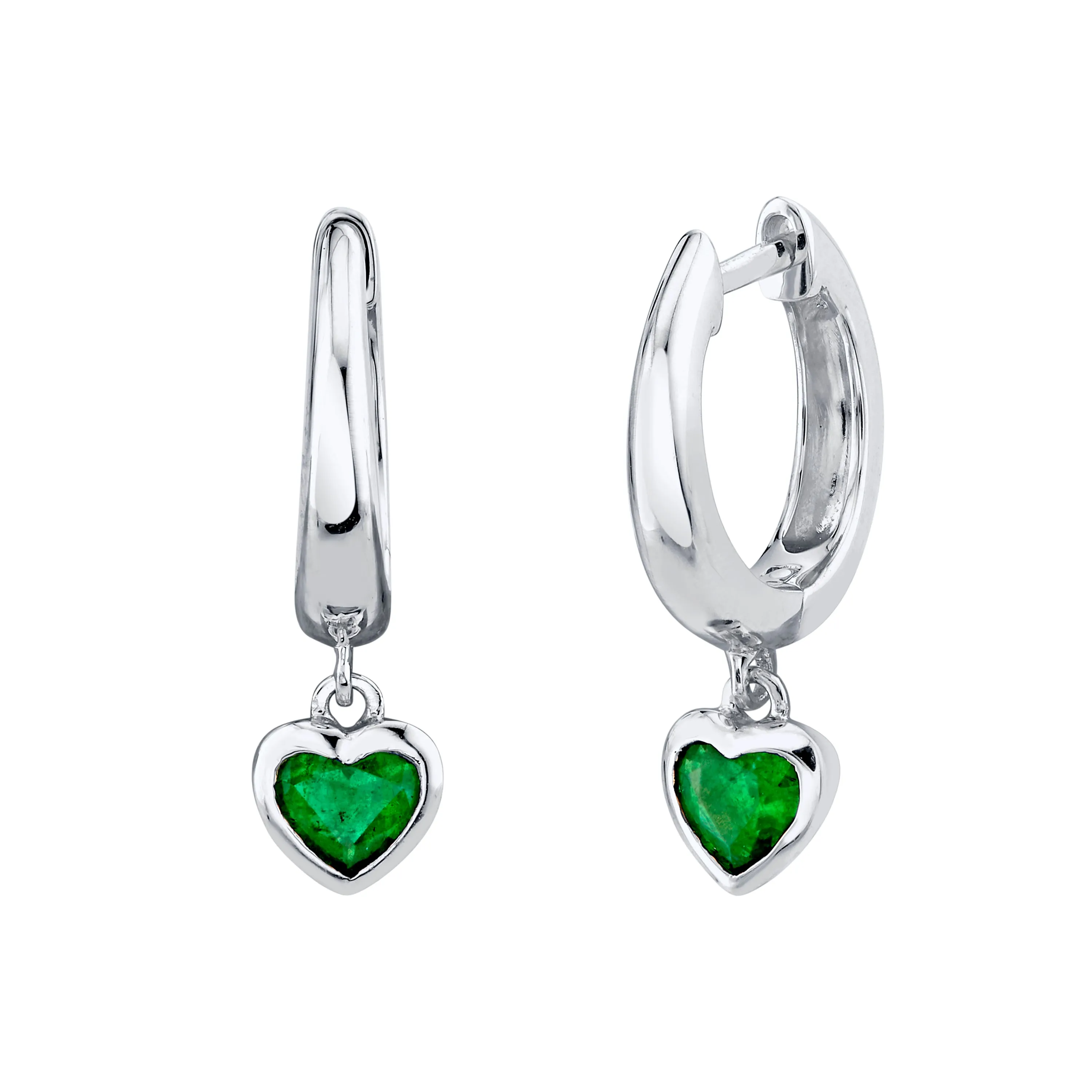 EMERALD HEART DROP HUGGIES