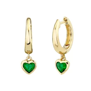EMERALD HEART DROP HUGGIES