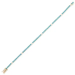 Enchanted Turquoise Tennis Bracelet