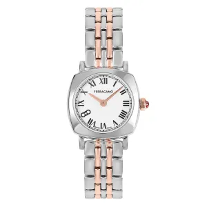 Ferragamo Soft Square Two-Tone Bracelet Watch | 23mm | SFKU00523