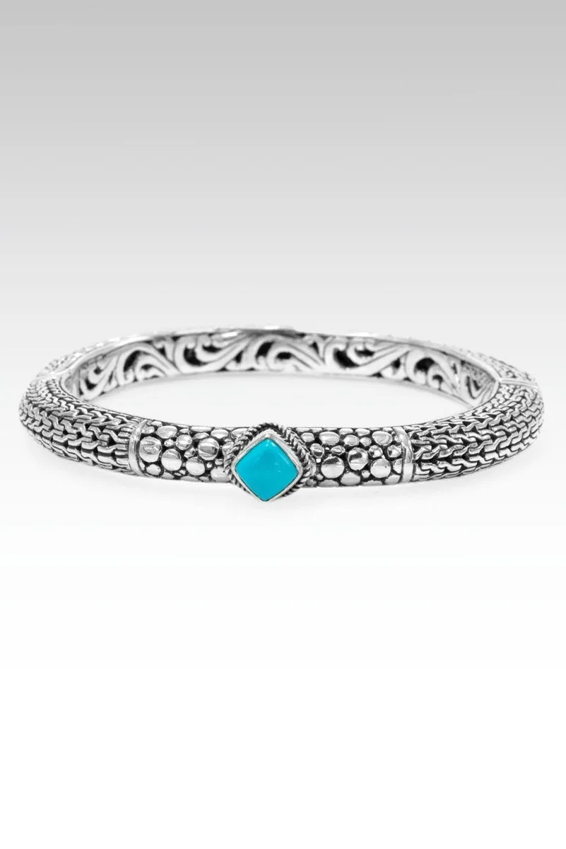 Generosity Prospers Bangle™ Sleeping Beauty Turquoise