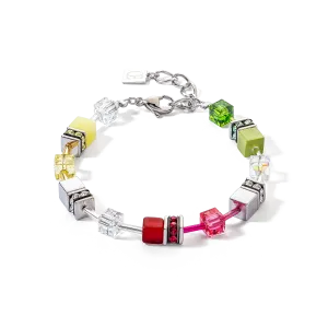 GeoCUBE® Iconic bracelet red-green