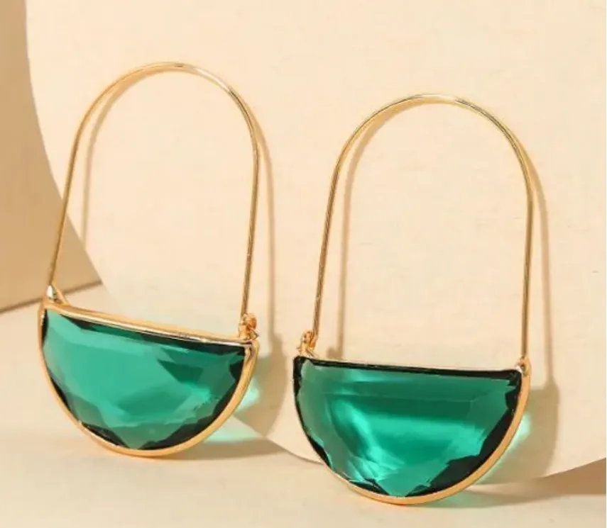 Green Purse Dangles