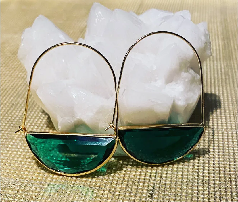 Green Purse Dangles