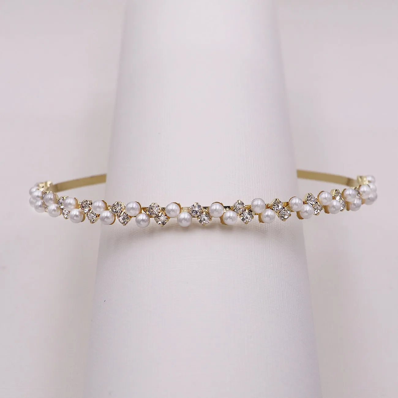 Harley Pearl Flower Girl Headband