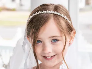 Harley Pearl Flower Girl Headband