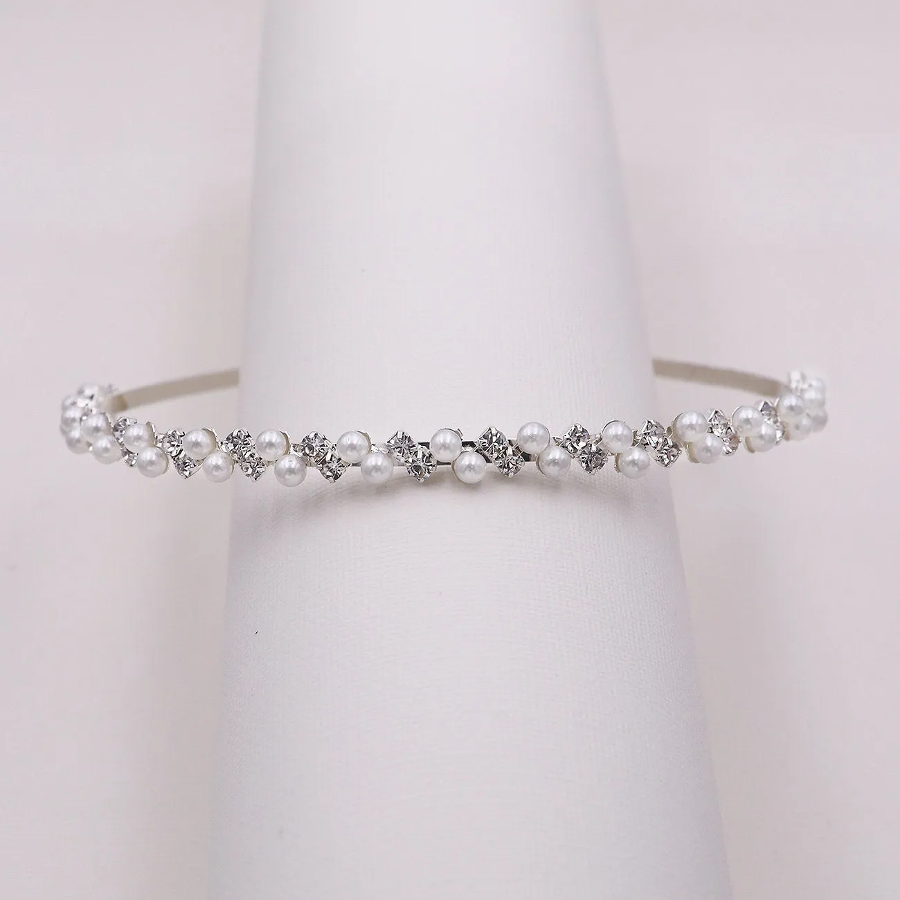 Harley Pearl Flower Girl Headband
