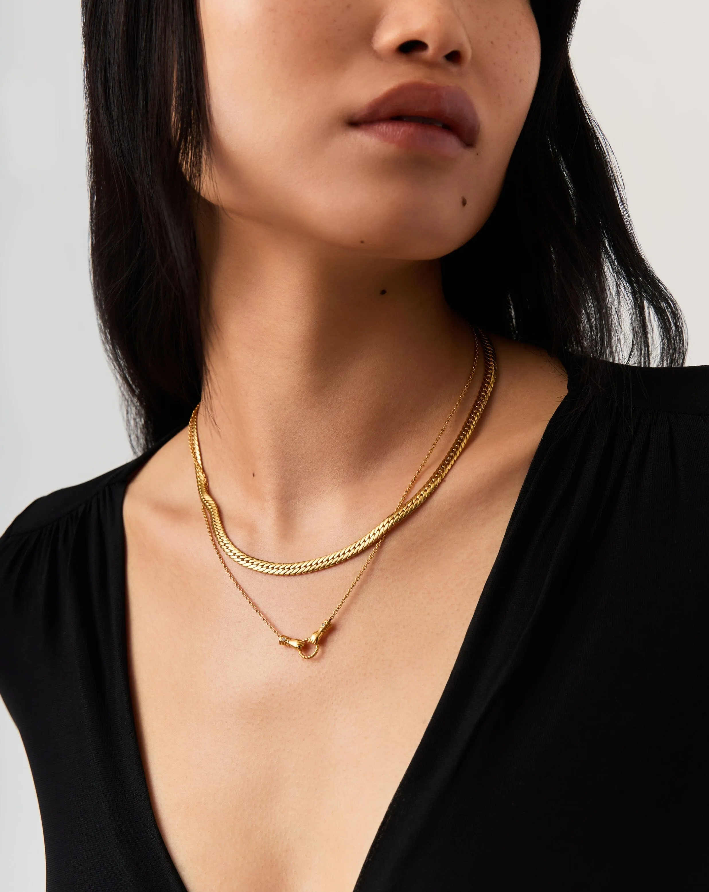 Harris Reed In Good Hands Slider Necklace Set | 18ct Gold Plated