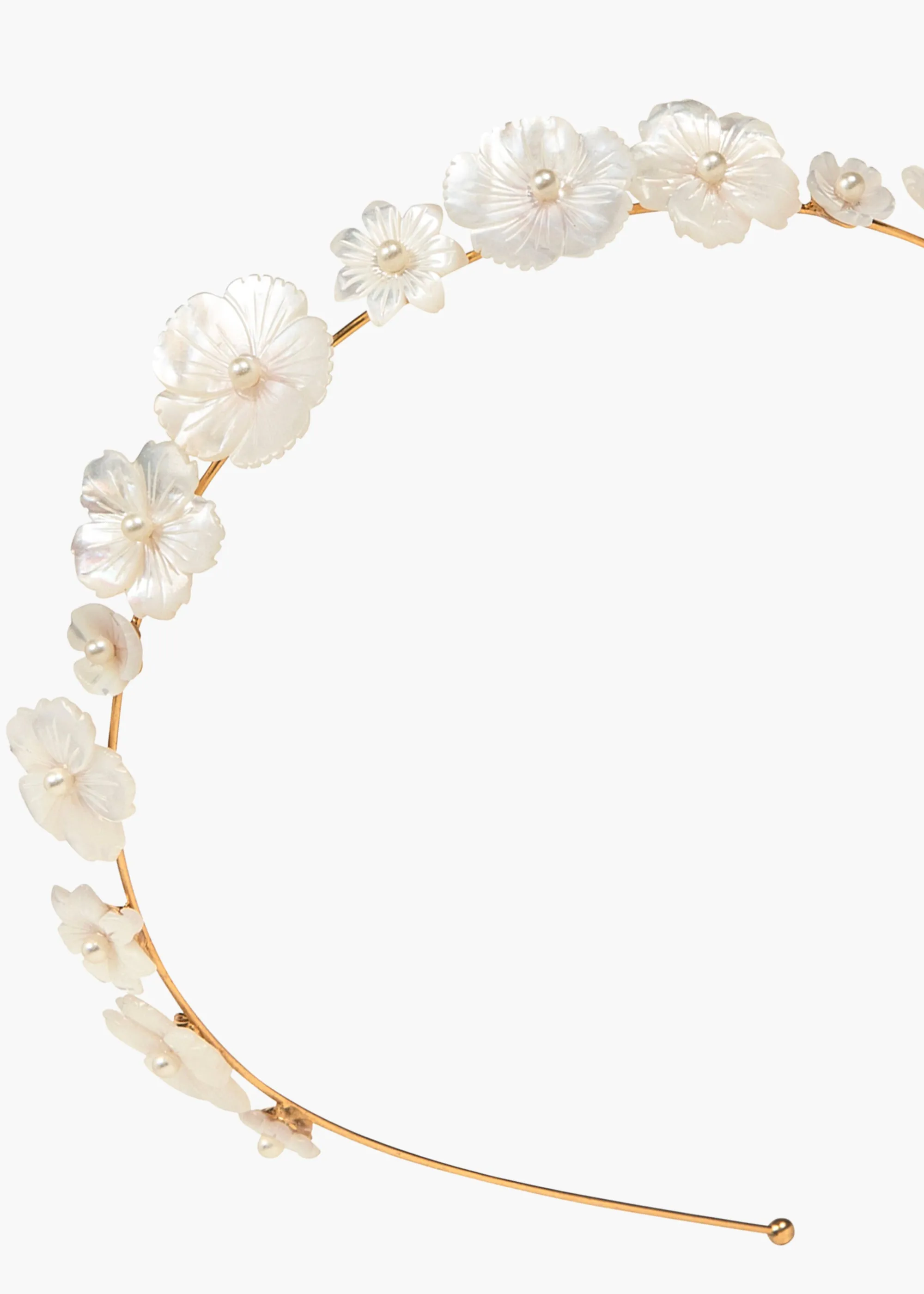Jenna Headband -- Mother of Pearl